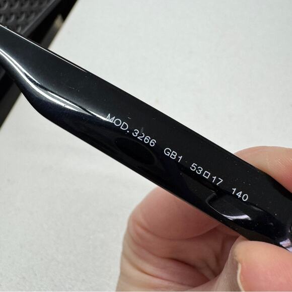 Versace Black Made In Italy Glasses Solid Frames Womens Model 3266 - Picture 4 of 7